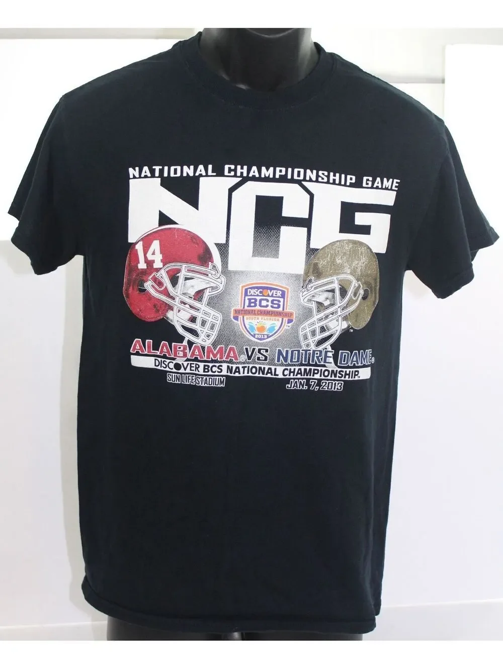 Nike Alabama Crimson Tide 2013 Orange Bowl National Championship T Shirt Small